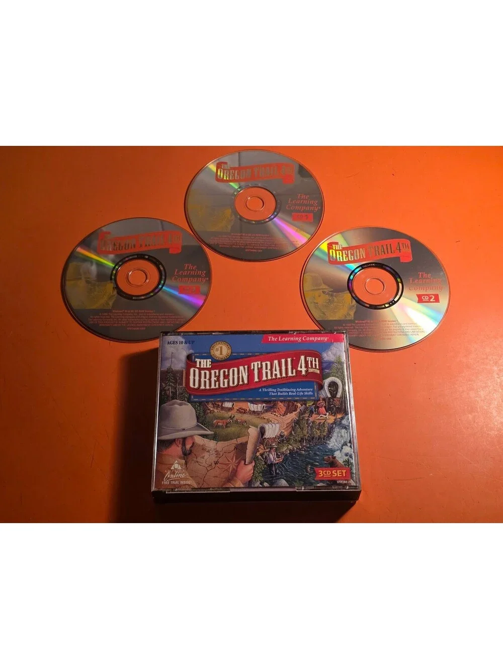 THE OREGON TRAIL 4th Edition 3-CD Set PC Video Game